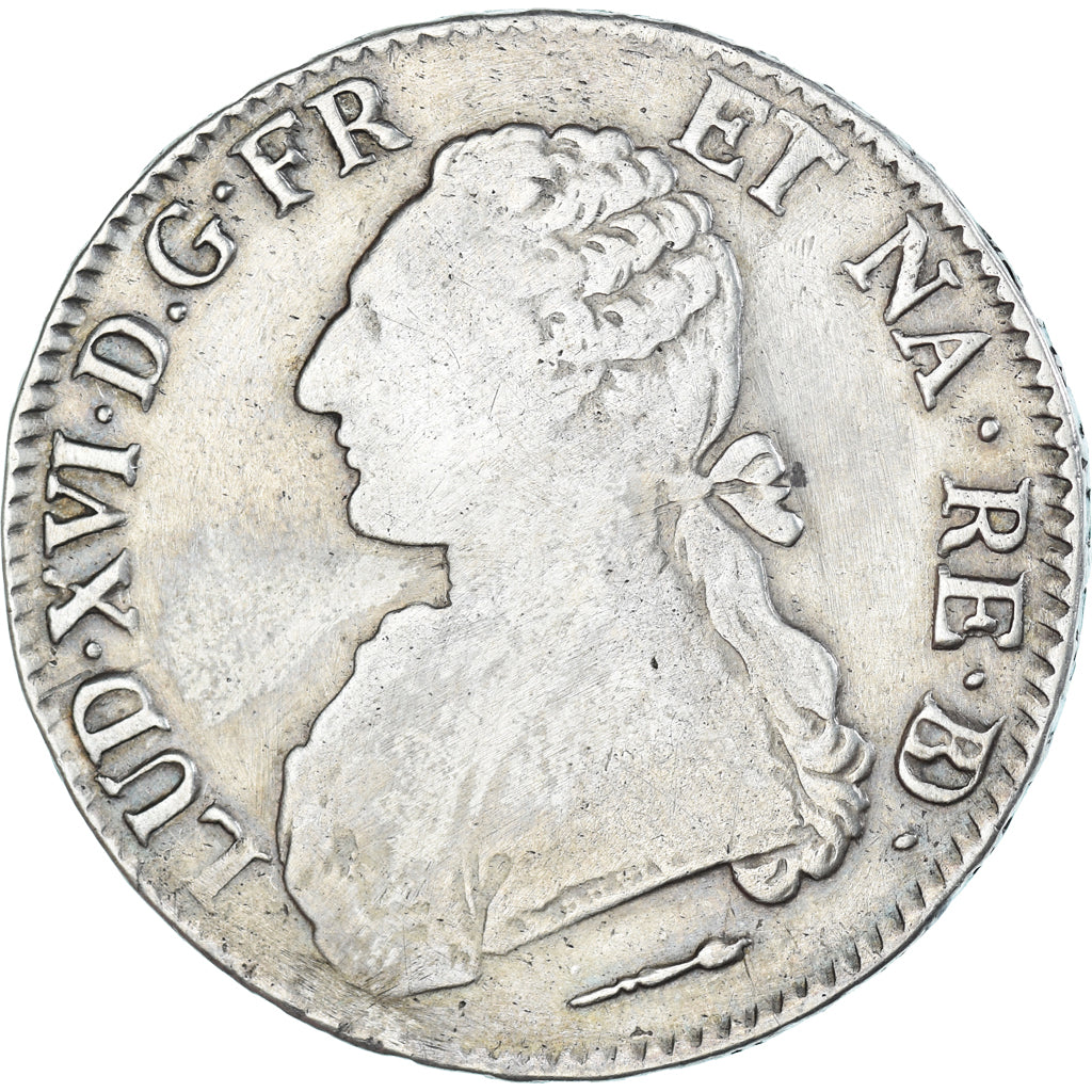 Münze, Frankreich, Louis XVI, Écu de Béarn aux branches d'olivier, 1784, Pau