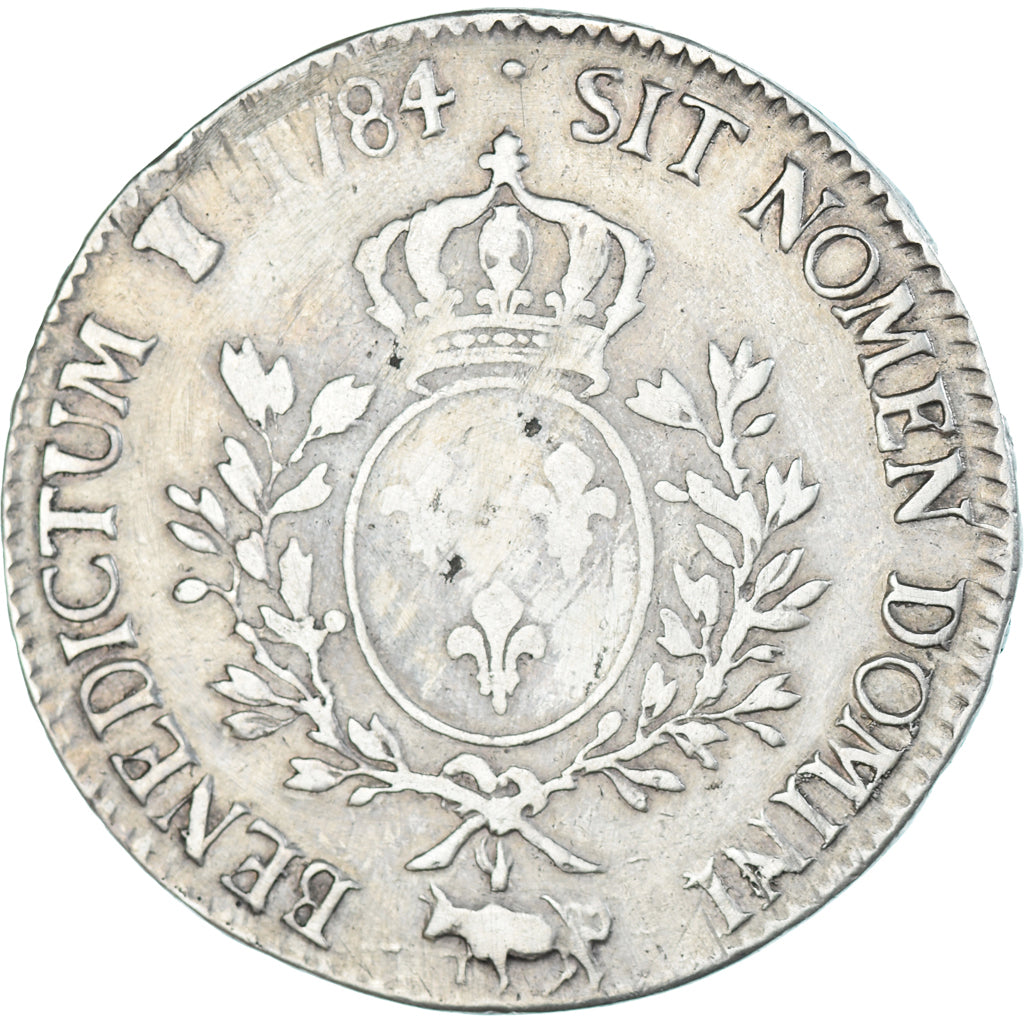 Münze, Frankreich, Louis XVI, Écu de Béarn aux branches d'olivier, 1784, Pau