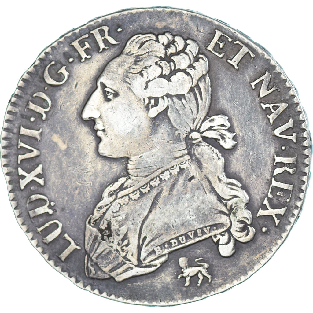 Monnaie, France, Louis XVI, 1/2 Ecu, 1791, Paris, TTB, Argent, Gadoury:355