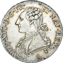 Monnaie, France, Louis XVI, 1/2 Ecu, 1783, Paris, Variété, TTB+, Argent