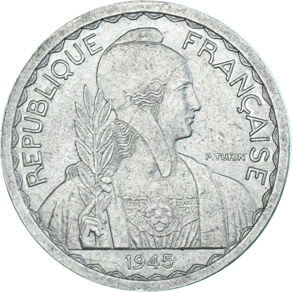 Moneda, INDOCHINA FRANCESA, 20 Cents, 1945, Paris, ESSAI, EBC, Aluminio, KM:E39