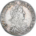 Monnaie, France, Louis XIV, 1/2 Écu au buste juvénile, 1667, Bayonne, TB+