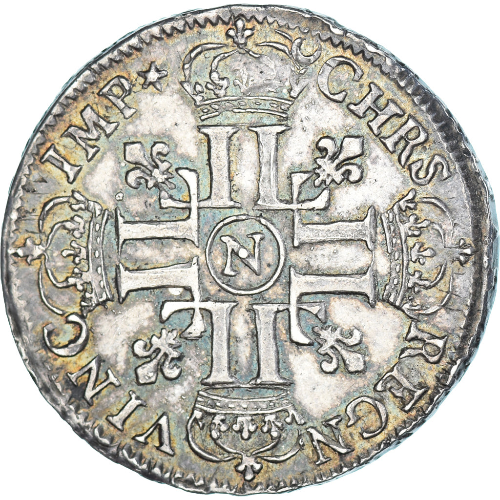 Moneta, Francja, Louis XIV, 1/2 Écu aux huit L, 1691, Montpellier, EF(40-45)
