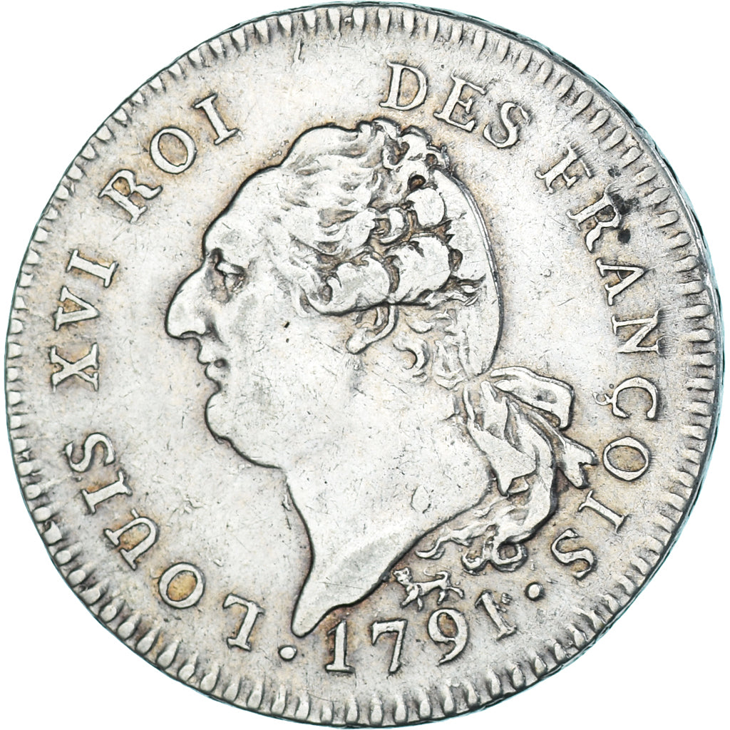 Munten, Frankrijk, Louis XVI, 30 Sols, 1791 / AN 3, Paris, FR+, Zilver