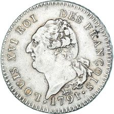Munten, Frankrijk, Louis XVI, 30 Sols, 1791 / AN 3, Paris, FR+, Zilver