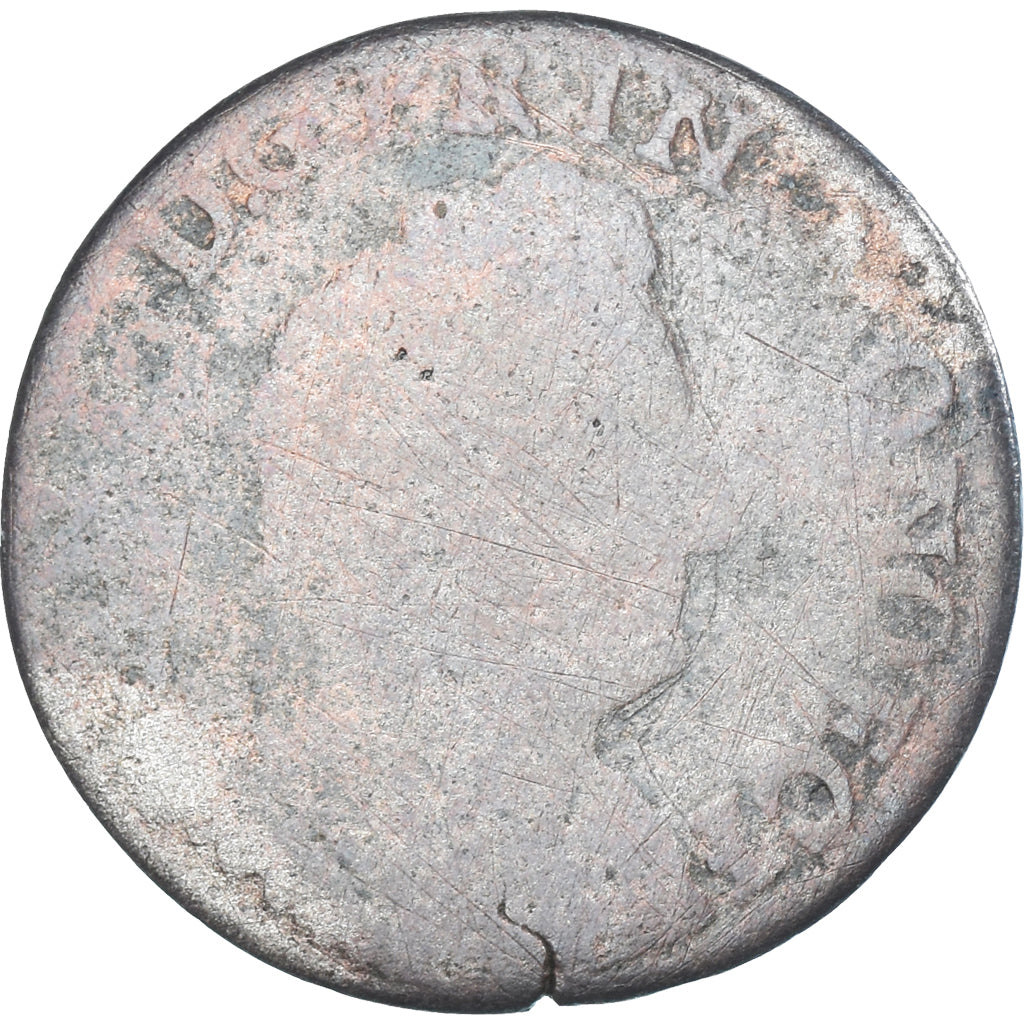 Coin, Monaco, Antoine I, Pezzetta, 1720, Monaco, F(12-15), Billon, Gadoury:MC91a