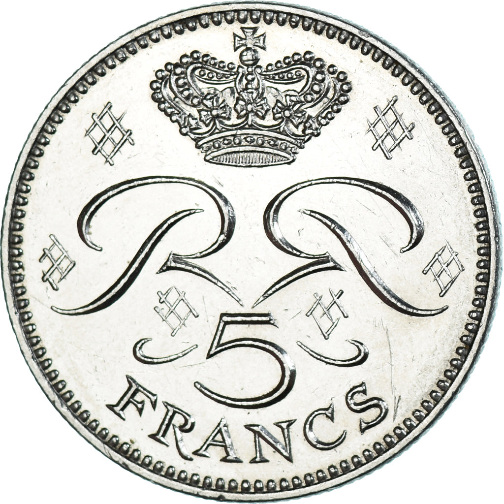 Münze, Monaco, Rainier III, 5 Francs, 1978, Monaco, UNZ, Cupronickel