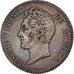 Moeda, Mónaco, Honore V, 5 Centimes, 1837, Monaco, EF(40-45), Cobre