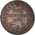 Moneta, Monaco, Honore V, 5 Centimes, 1837, Monaco, BB, Rame, Gadoury:MC102