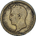 Moeda, Mónaco, Honore V, 1 Décime, 1838, Monaco, VF(20-25), Cobre Dourado