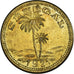 Coin, Senegal, Chambre de commerce, Franc, 1921, AU(55-58), Brass, KM:Tn18