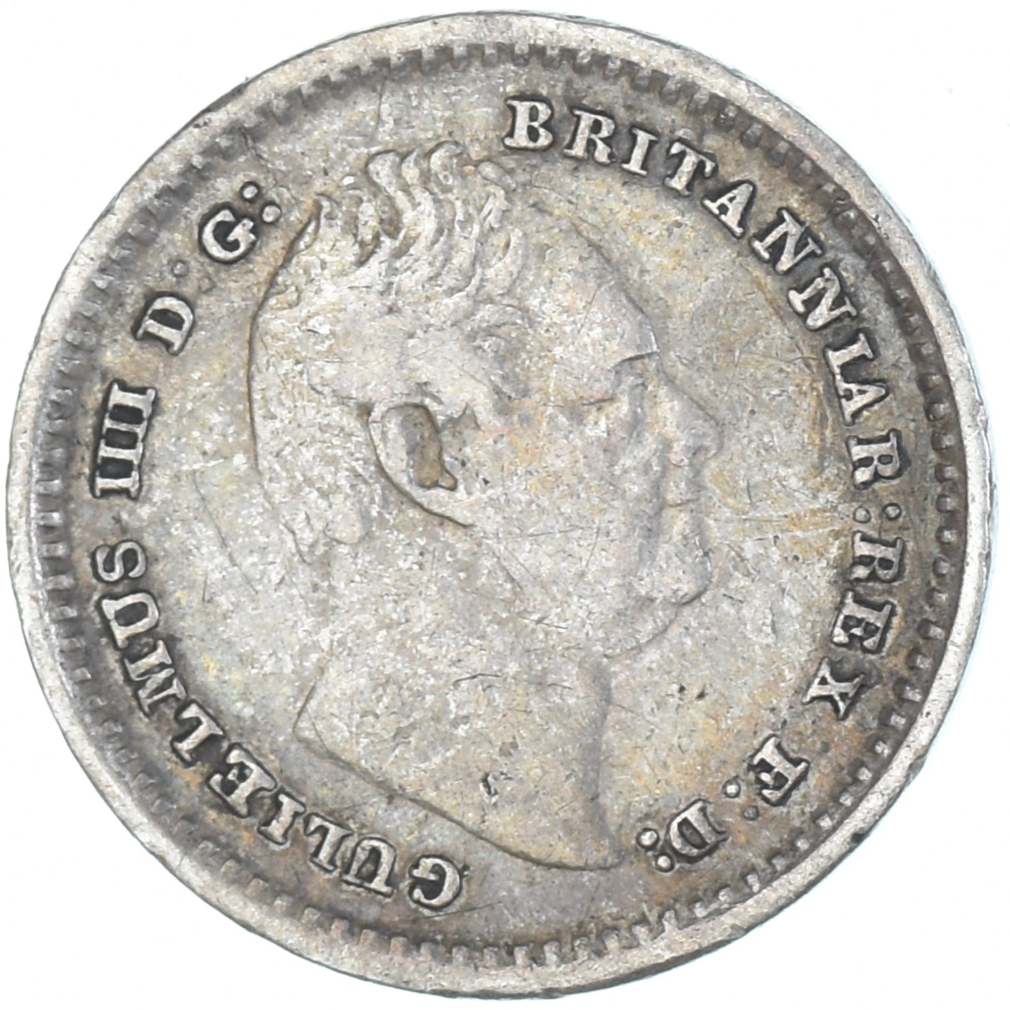 Coin, Great Britain, William IV, 1-1/2 Pence, 1834, London, EF(40-45), Silver