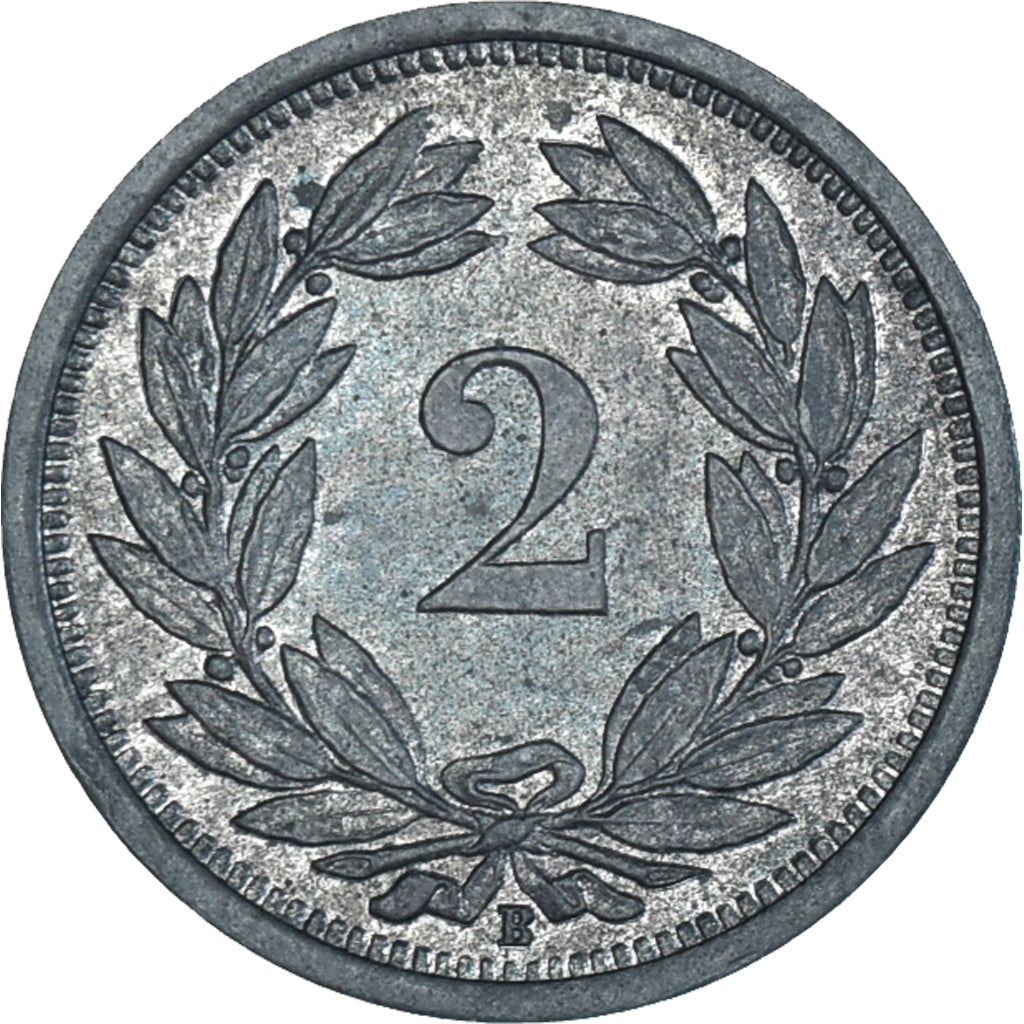 Monnaie, Suisse, 2 Rappen, 1946, Bern, SUP, Zinc, KM:4.2b