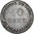 Moneta, Szwajcaria, Fabrique du Vast, ., 10 Cents, VF(30-35), Miedź