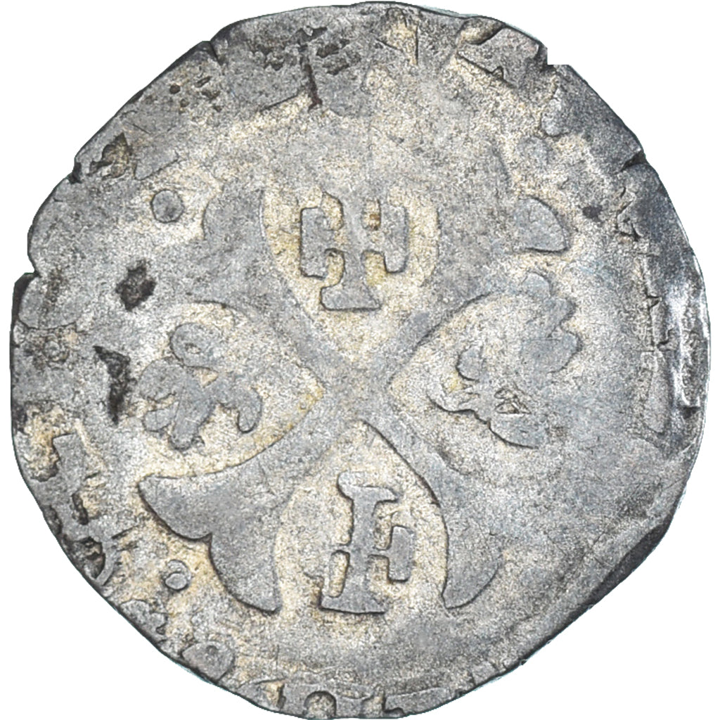 Monnaie, États italiens, Clément VIII, Douzain, 1592-1605, Avignon, B+, Billon