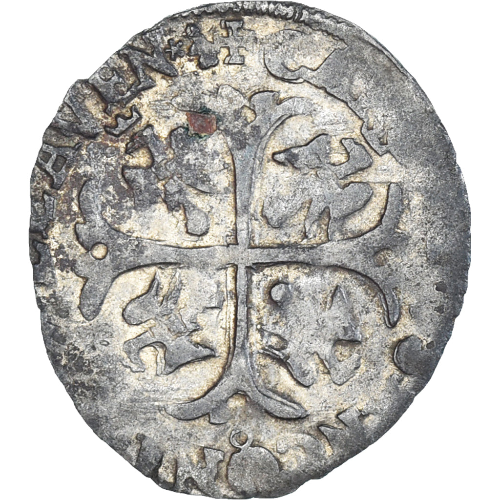 Monnaie, États italiens, Clément VIII, Douzain, 1592-1605, Avignon, TB, Billon