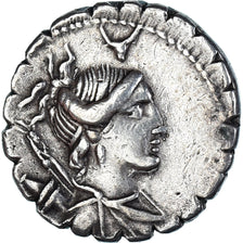 Coin, Postumia, Denarius Serratus, 81 BC, Rome, AU(50-53), Silver