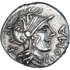 Coin, Domitia, Denarius, 116-115 BC, Rome, AU(50-53), Silver, Crawford:285/1