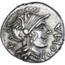 Coin, Domitia, Denarius, 116-115 BC, Rome, AU(50-53), Silver, Crawford:285/1