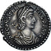 Coin, Constantius II, Siliqua, 355-361, Siscia, AU(55-58), Silver, RIC:360