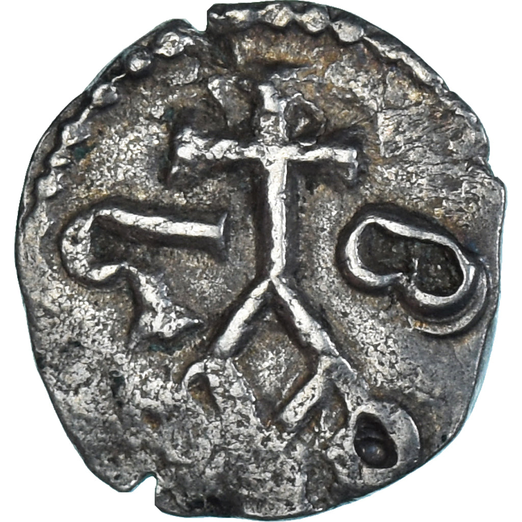 Coin, France, Denier, Uncertain date, Marseille, EF(40-45), Silver, Prou:1613var
