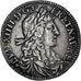 Monnaie, France, Louis XIV, 1/4 Écu buste juvénile, 1/4 Ecu, 1659, Nantes