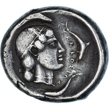 Moneda, Sicily, Tetradrachm, 466-405 BC, Syracuse, BC+, Plata, SNG-ANS:155