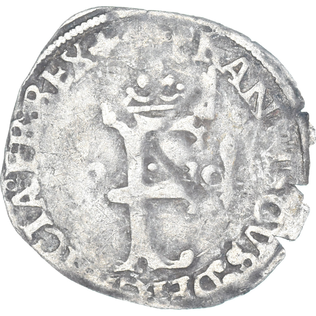 Moneda, Francia, François Ier, Dizain Franciscus, 1515-1547, Bayonne, 1st Type