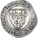 Moeda, França, Charles VI, Blanc Guénar, 1380-1422, Sainte-Ménéhould