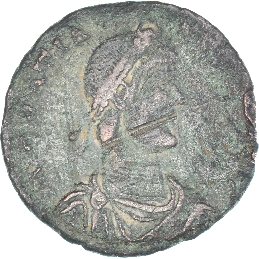 Moeda, Constantine II, Follis, 317-340, Arles, F(12-15), Cobre