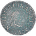 Moneta, Francja, Henri IV, Denier Tournois, 1604, Paris, VG(8-10), Miedź