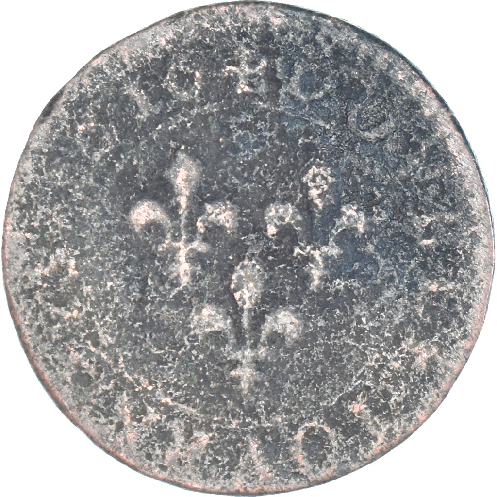 Münze, Frankreich, Henri IV, Double Tournois, 1610 ?, Lyon, SGE, Kupfer