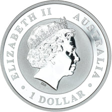 Coin, Australia, Australian Stock Horse, 1 Dollar, 1 Oz, 2014, MS(64), Silver
