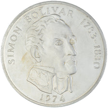 Monnaie, Panama, 20 Balboas, 1974, U.S. Mint, Simon Bolivar, SUP+, Argent, KM:31