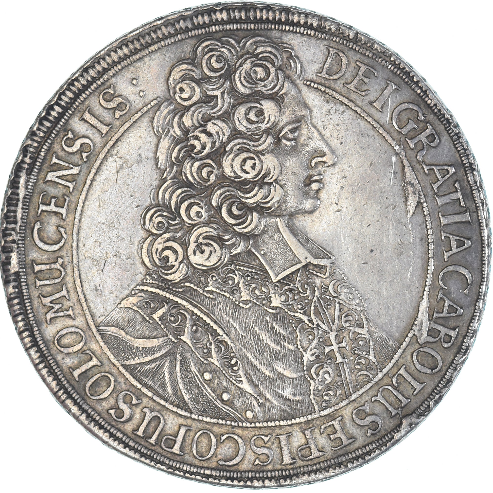 ESTADOS AUSTRÍACOS, OLMUTZ, Charles III Joseph, Thaler, 1706, Olomouc