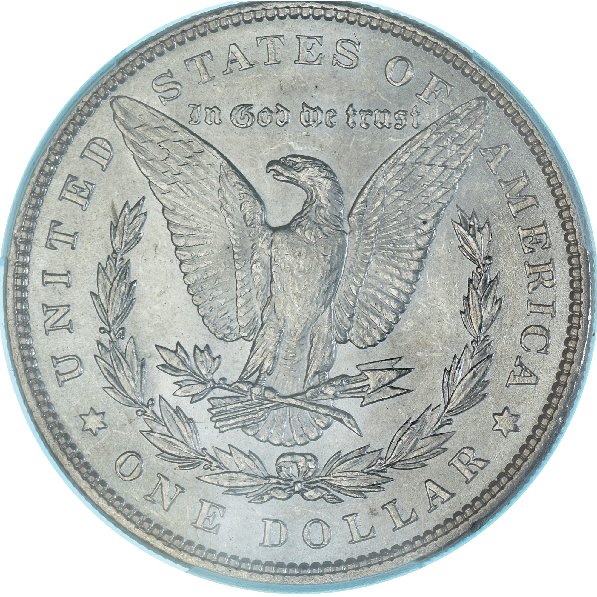 Coin, United States, Morgan dollar, 1897, U.S. Mint, Philadelphia, PCGS, MS62