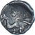 Moneta, Aedui, Denier à la tête casquée, 60-50 BC, MB+, Argento