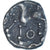 Moneda, Aedui, Denier à la tête casquée, 80-50 BC, BC+, Plata, Latour:5138