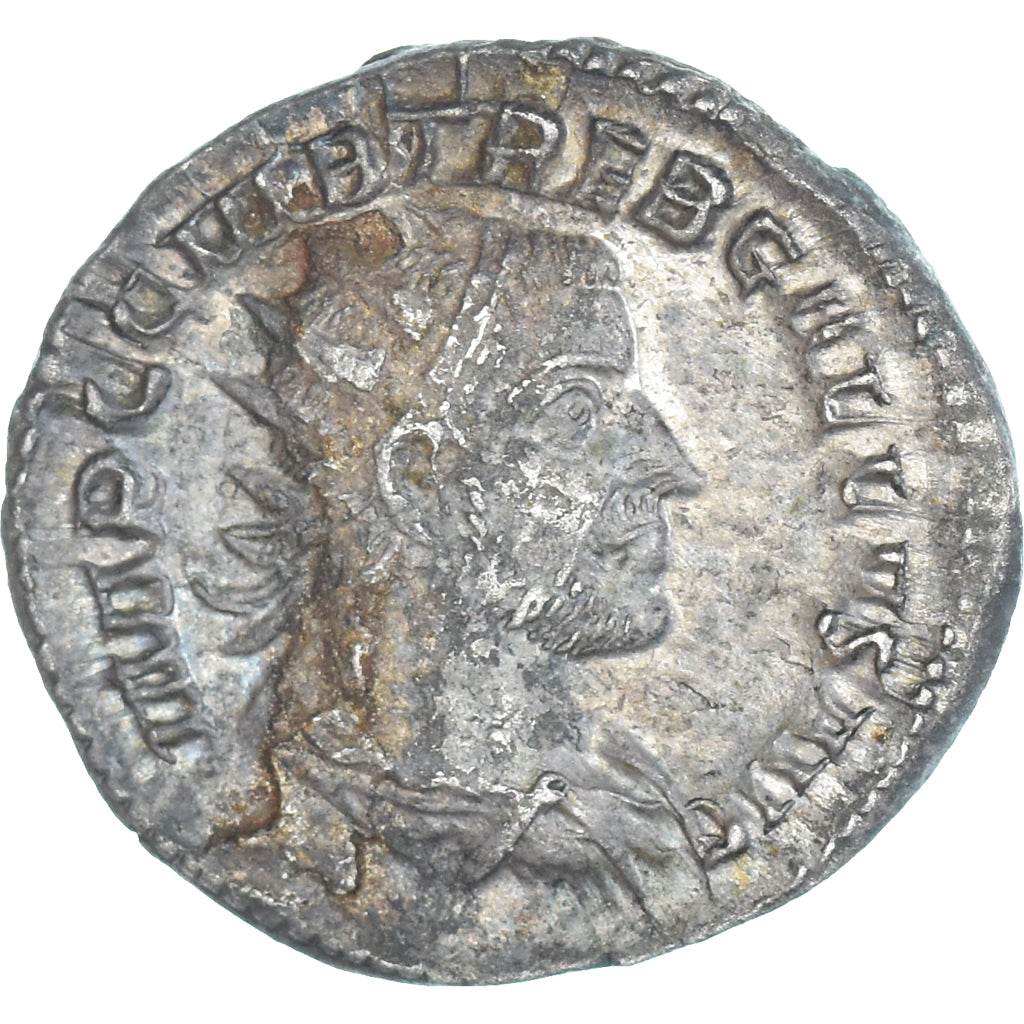 Moneta, Trebonianus Gallus, Antoninianus, 251-253, Mediolanum, VF(30-35), Bilon