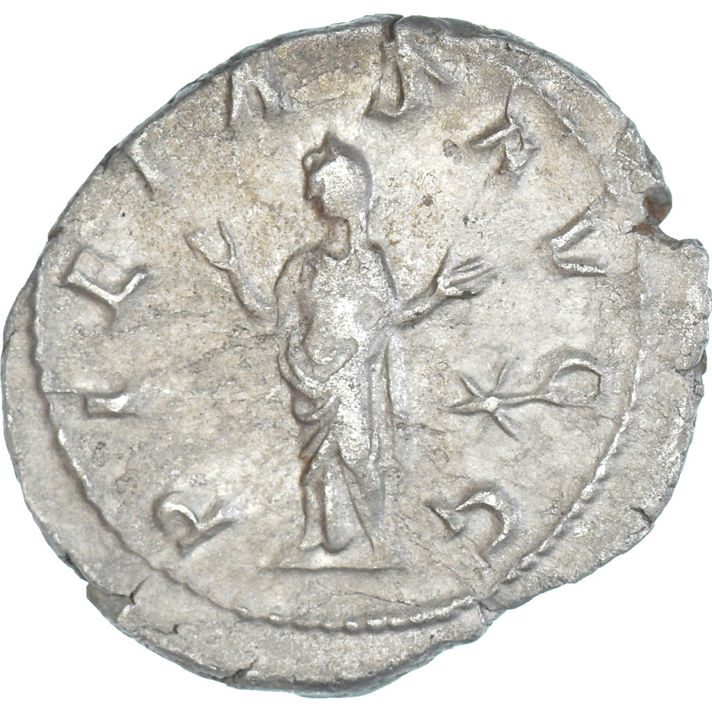 Moneda, Trebonianus Gallus, Antoninianus, 251-253, Rome, BC+, Vellón, RIC:42