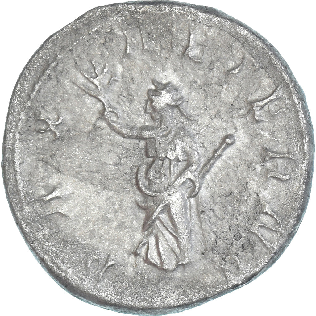 Moneda, Trebonianus Gallus, Antoninianus, 251-253, Mediolanum, BC+, Vellón