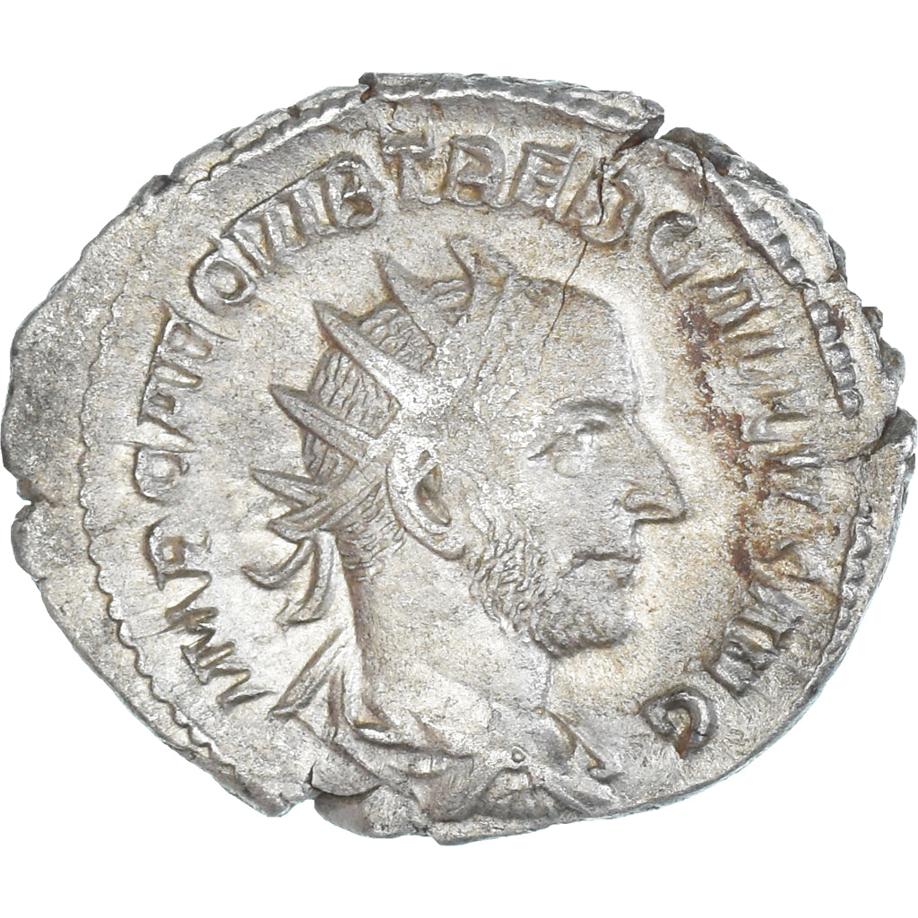 Moeda, Trebonianus Gallus, Antoninianus, 251-253, Rome, VF(30-35), Lingote