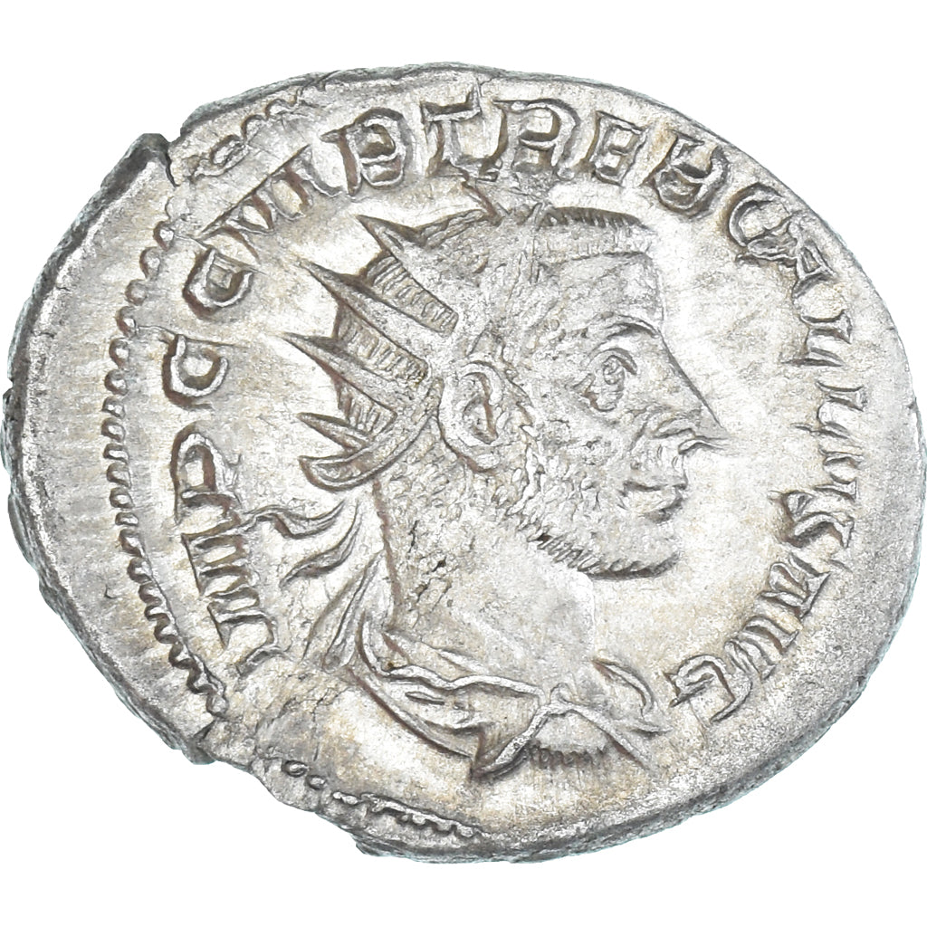Munten, Trebonianus Gallus, Antoninianus, 251-253, Mediolanum, ZF+, Billon