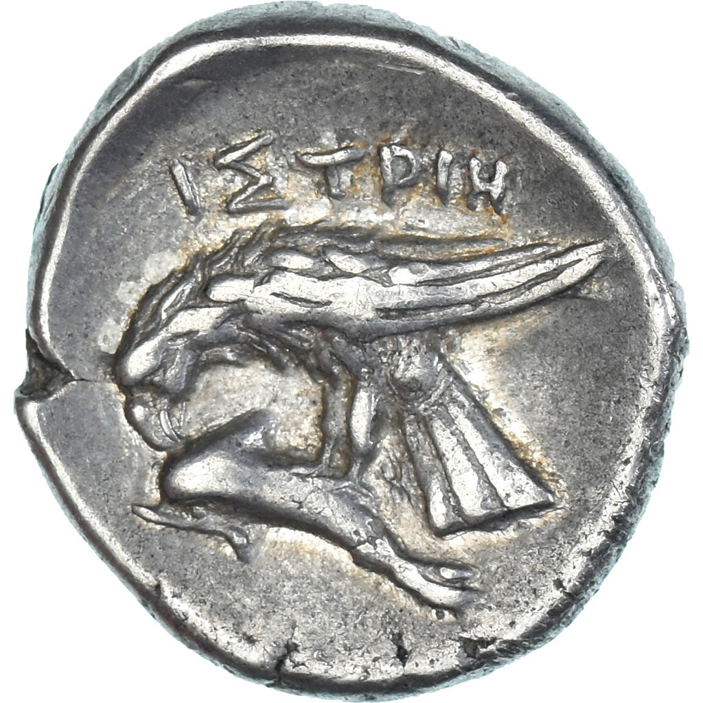 Coin, Moesia Inferior, Drachm, 4th century BC, Istros, EF(40-45), Silver