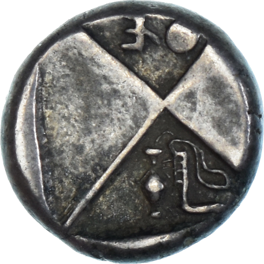 Moneda, Thrace, Hemidrachm, ca. 480-350 BC, Chersonesos, MBC, Plata