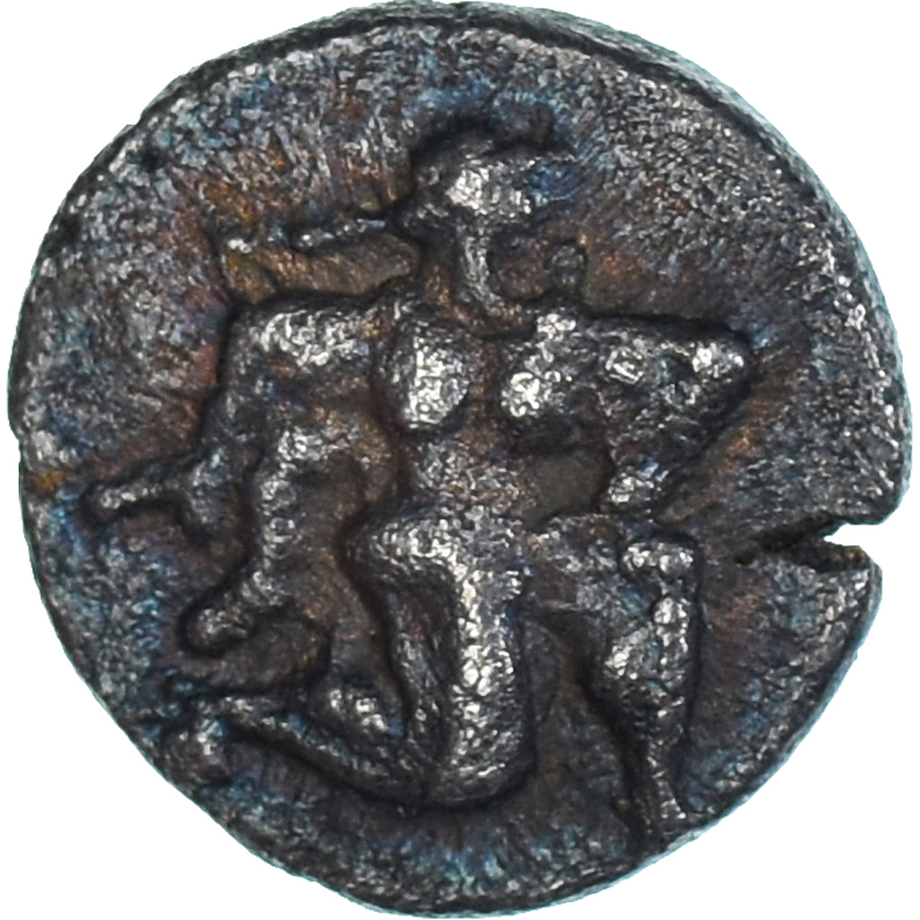 Moneta, Macedonia, 1/8 Stater, 500-480 BC, Lete, MB+, Argento, Pozzi:691