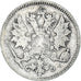 Moeda, Finlândia, Nicholas II, 25 Penniä, 1898, Helsinki, VF(20-25), Prata