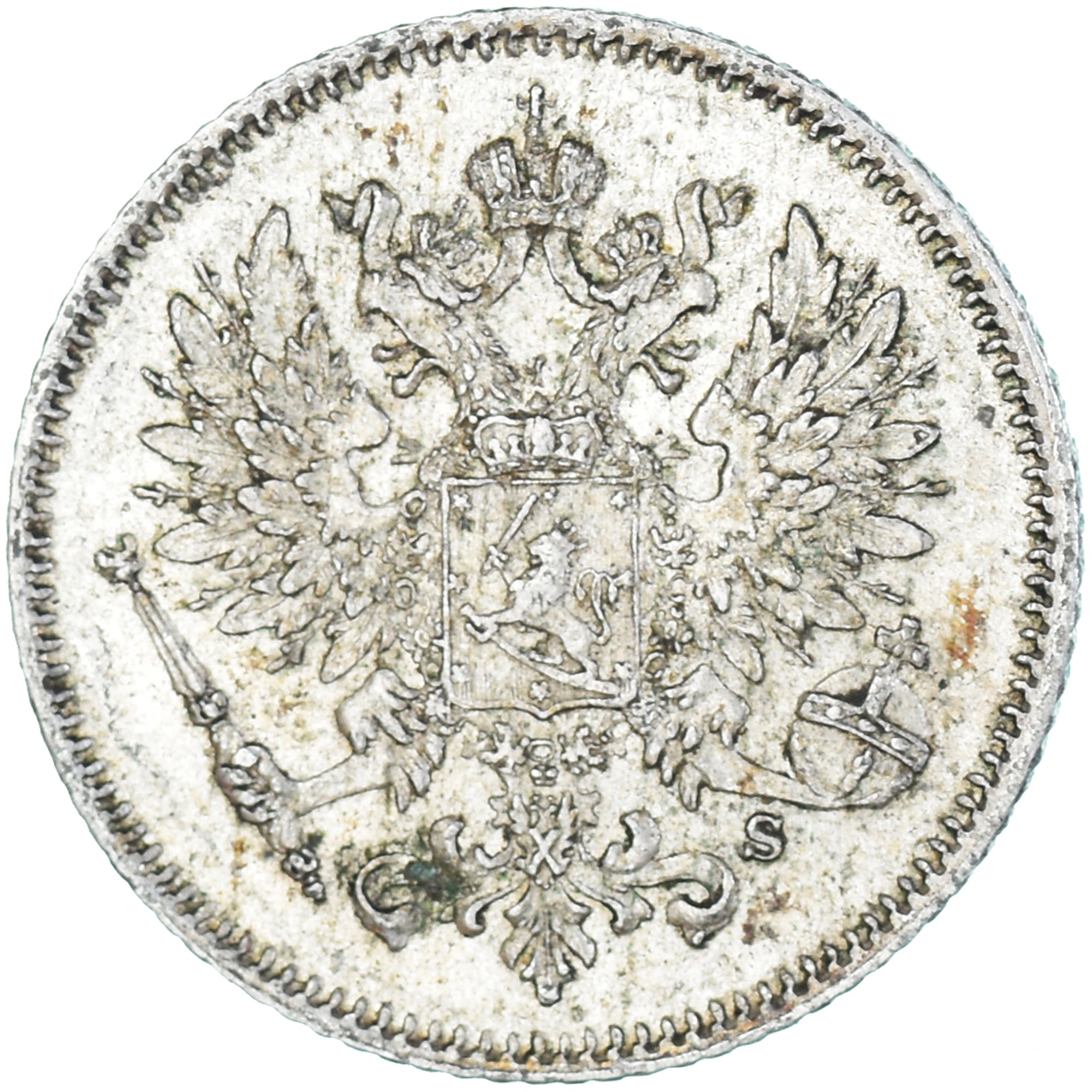 Münze, Finnland, Nicholas II, 25 Penniä, 1913, Helsinki, SS, Silber, KM:6.2