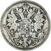 Coin, Finland, Nicholas II, 25 Penniä, 1901, Helsinki, VF(30-35), Silver