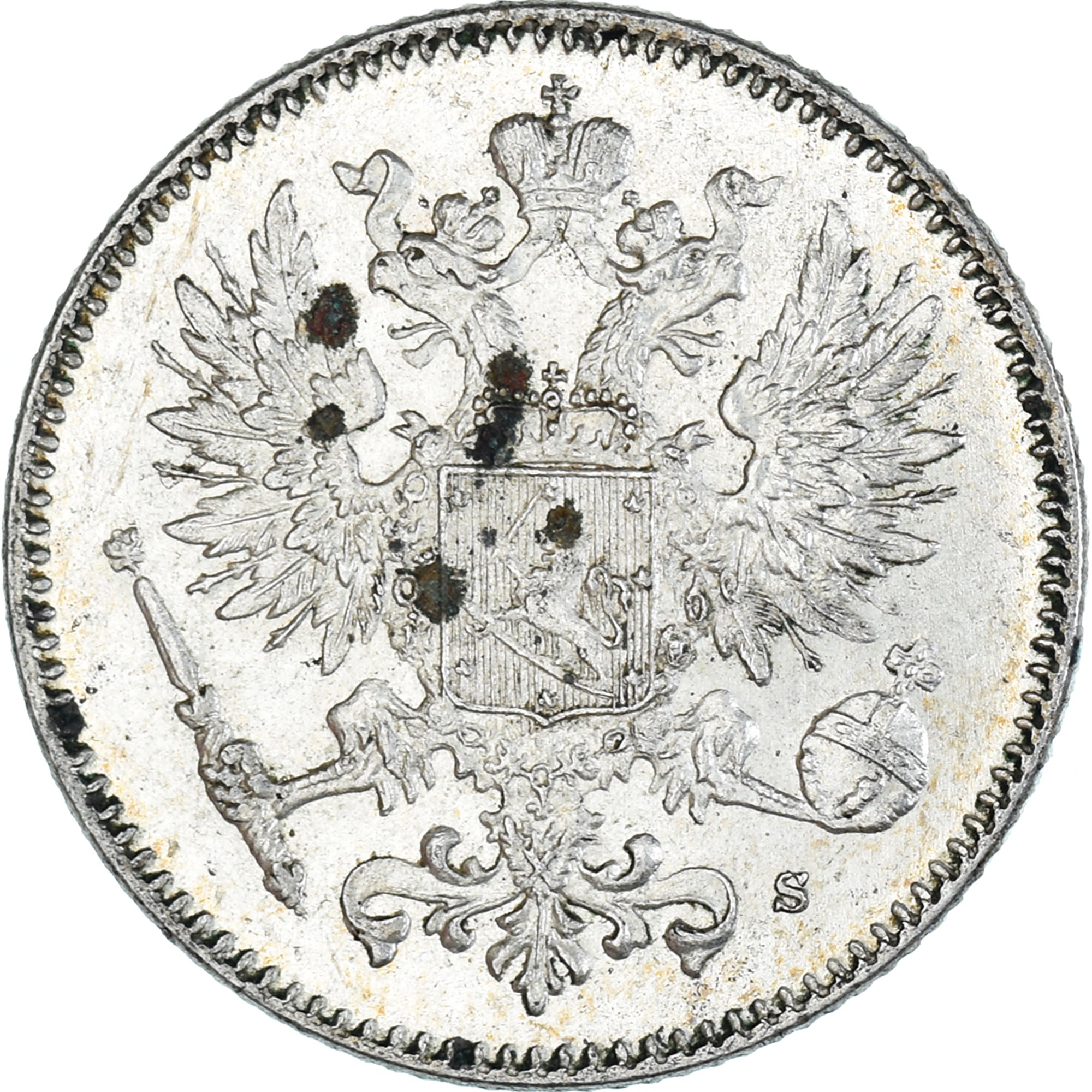 Monnaie, Finlande, Nicholas II, 50 Penniä, 1914, Helsinki, TTB+, Argent, KM:2.2